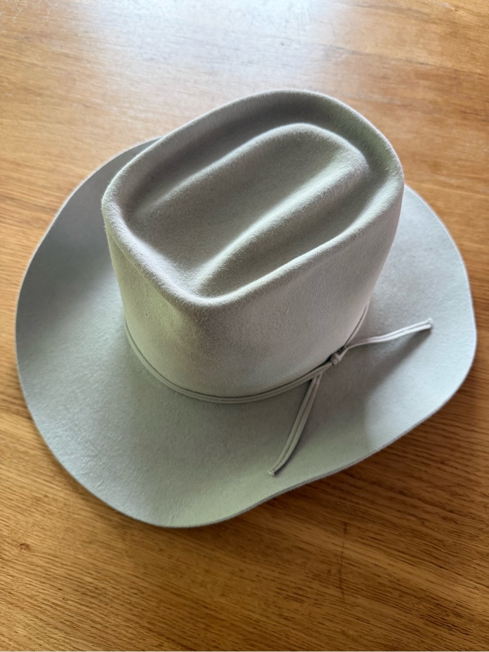 Resistol 4x vintage horseshoe crown silverbelly 7